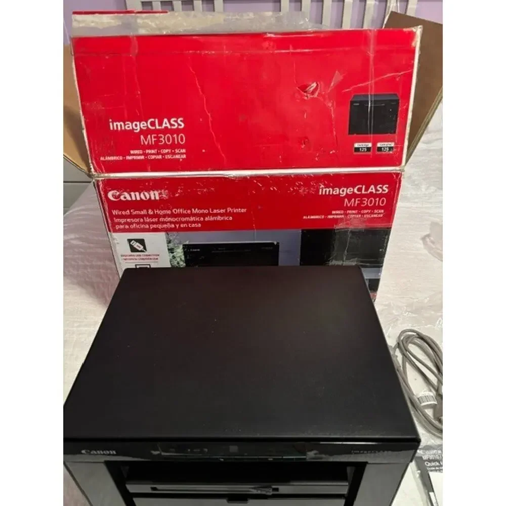 Canon imageCLASS MF3010 Wired Monochrome Laser All-In-One Printer - Open Box NEW